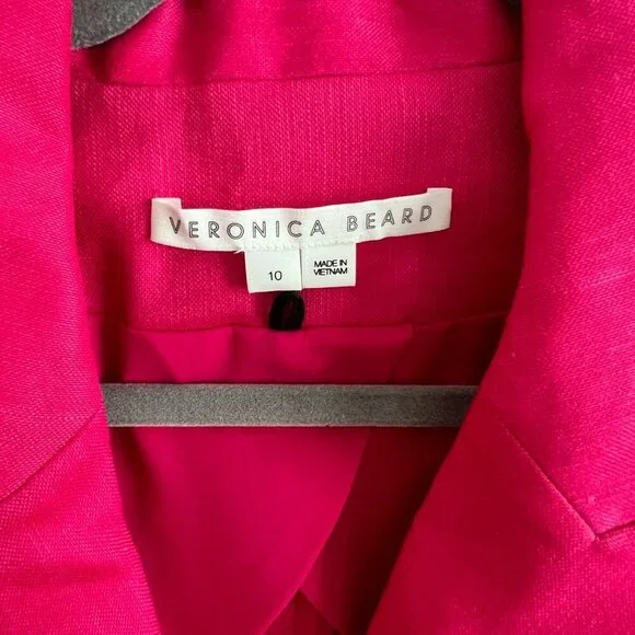 Veronica Beard Pink Tailored Blazer Jacket - Picture 4 of 5